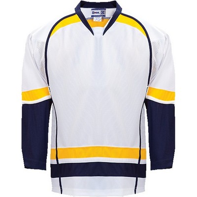 Nashville Pro Series Goalie Cut Premium White Jersey